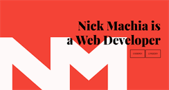 Desktop Screenshot of nickmachia.com